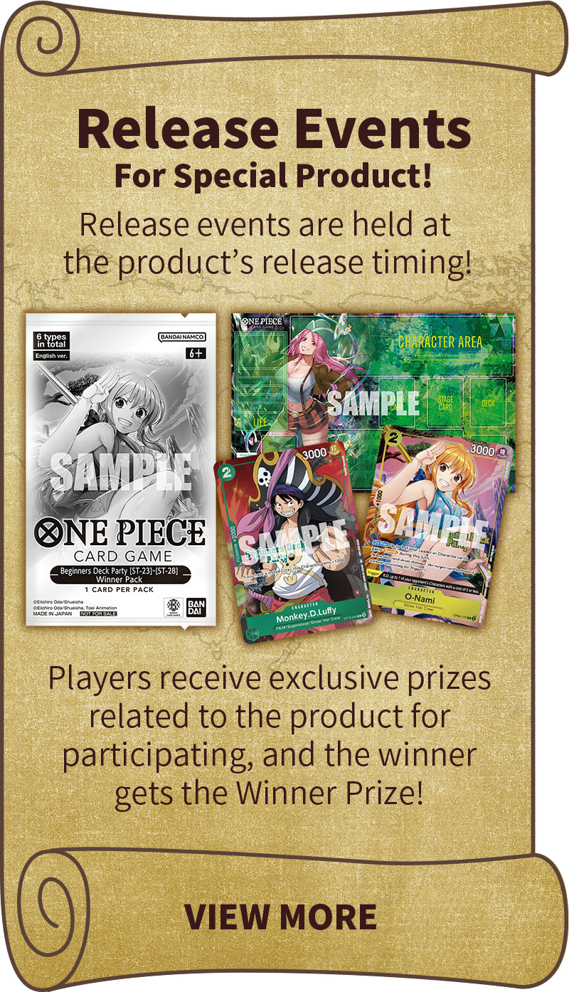 Release Events For Special Product!