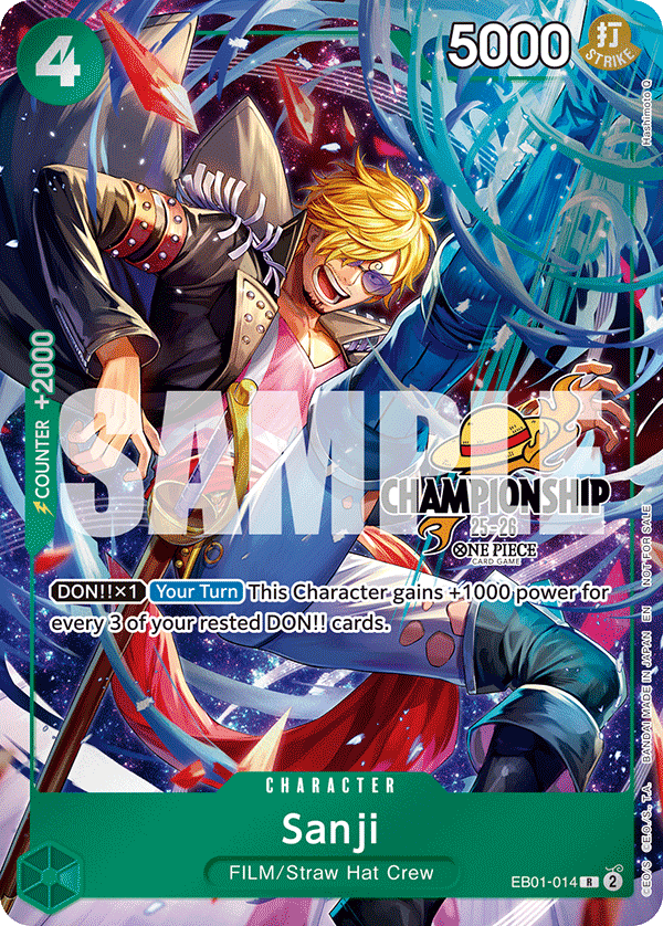 サンジ　4枚セット プロモーションパックEX Vol.2 マッチングバトル CARD LIST｜ONE PIECE CARD GAME - Official Web Site