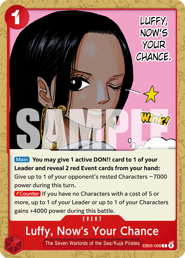 Luffy, Now's Your Chance