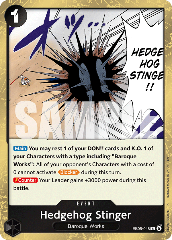 Hedgehog Stinger