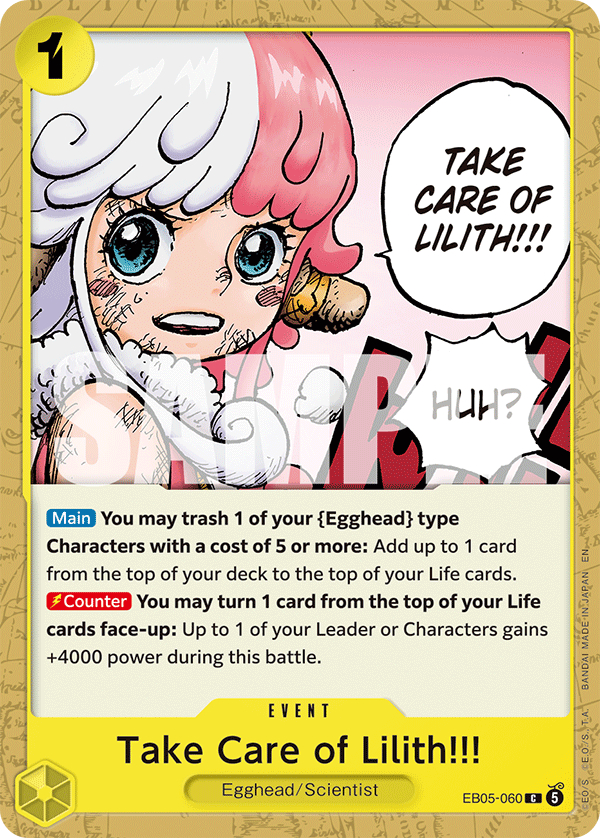 Take Care of Lilith!!!