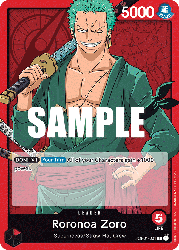 One Piece Card Game Roronoa Zoro Leader Guide • DotGG