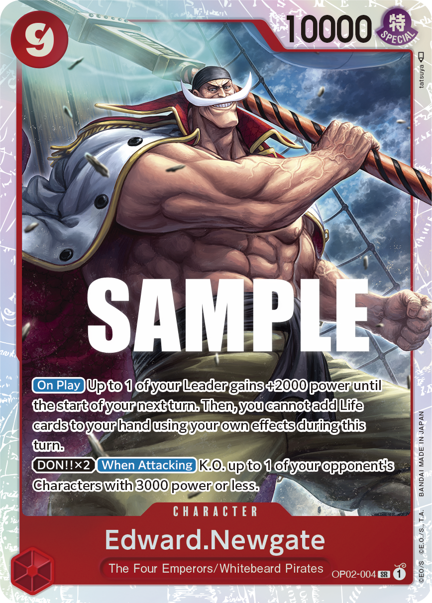 Zephyr OP02-072 L Paramount War - ONE PIECE Card Game Japanese