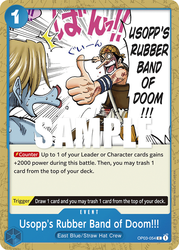 OP03-054 Usopp's Rubber Band of Doom!!!