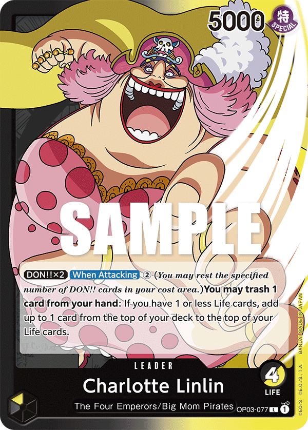 Black/Yellow) Charlotte Linlin − FEATURE｜ONE PIECE CARD GAME - Official Web  Site