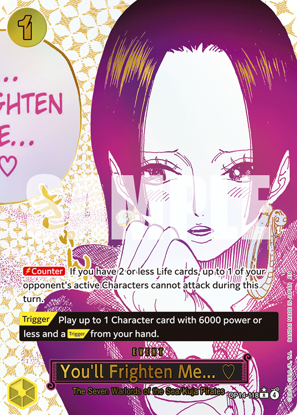 You'll Frighten Me... ♡