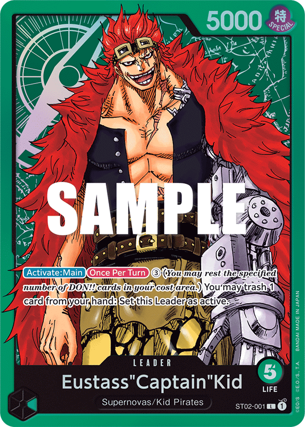 Custom Card Eustass Captain Kid / TCG / Character 