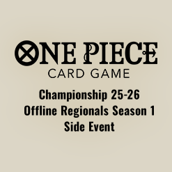 Championship 25-26 Offline Regionals Season 1 Side Event has been updated.