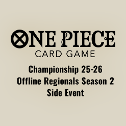 Championship 25-26 Offline Regionals Season 2 Side Event has been updated.
