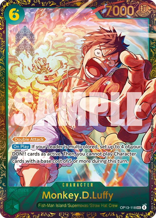 Card image of OP13-118 Monkey.D.Luffy