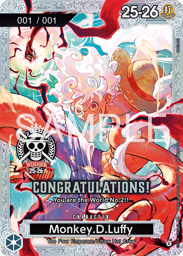Card image of CS25-26 World Final 2nd Place Trophy Card