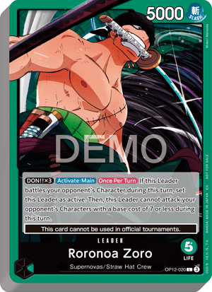 Product image of Demo Deck Roronoa Zoro