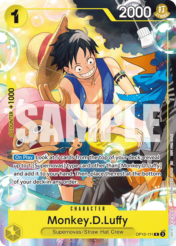 Card image of OP10-111 Monkey.D.Luffy
