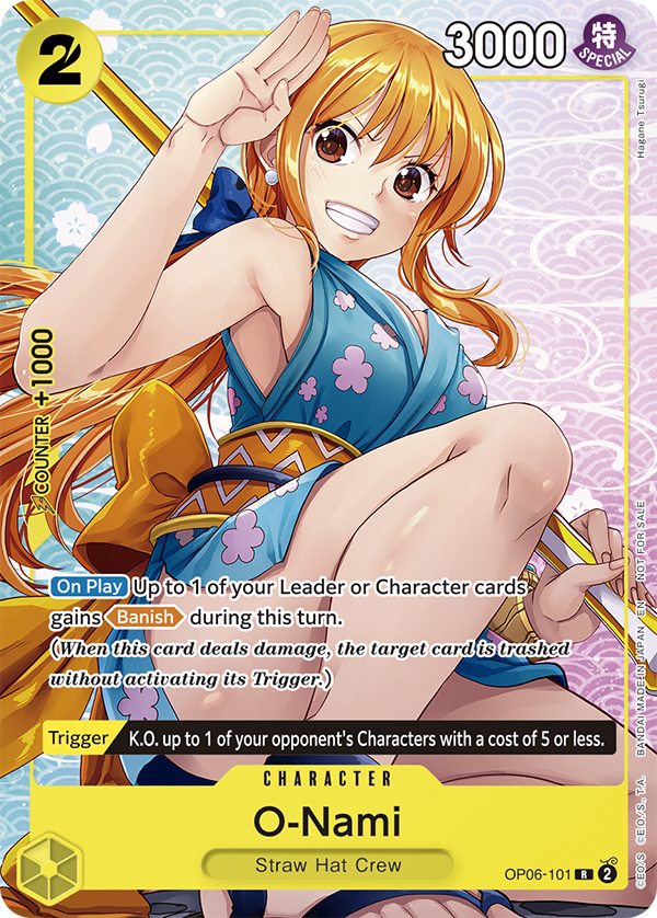 Card image of OP06-101 O-Nami