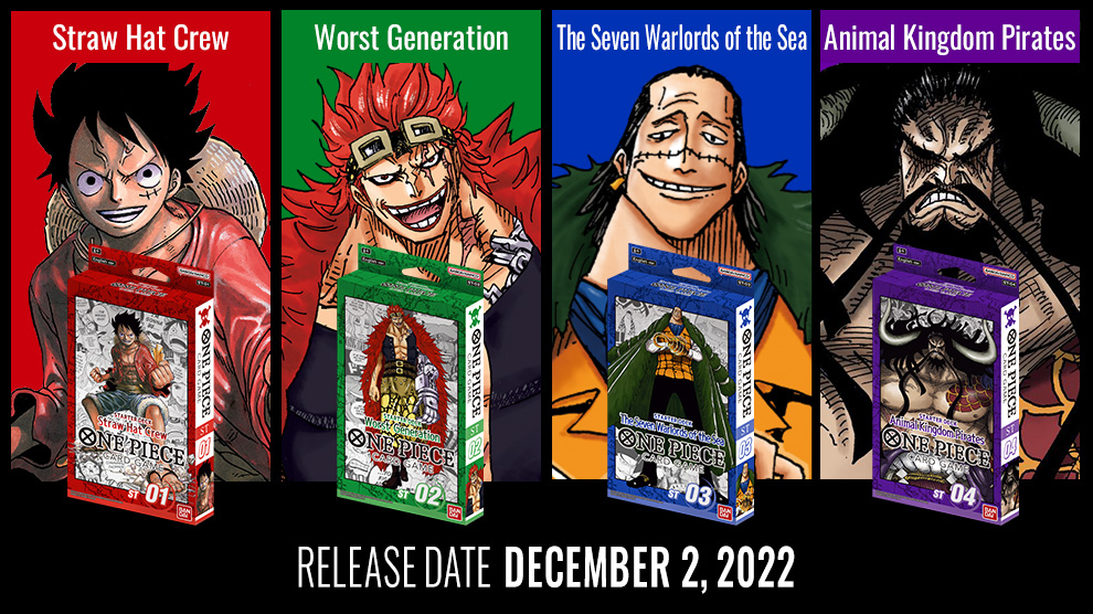 Straw Hat Crew / Worst Generation / The Seven Warlords of the Sea / Animal Kingdom Pirates