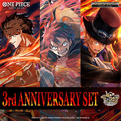 ONE PIECE CARD GAME Japanese 3rd ANNIVERSARY SET has been updated.