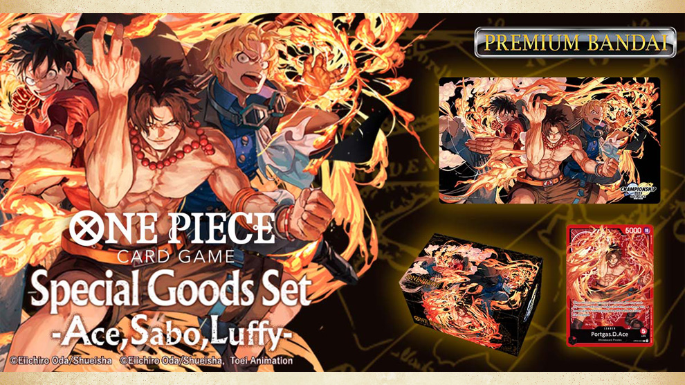 PREMIUM BANDAI Special Goods Set -Ace/Sabo/Luffy- − PRODUCTS｜ONE