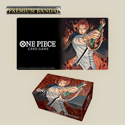 ONE PIECE CARD GAME Playmat and Storage Box Set -Shanks-