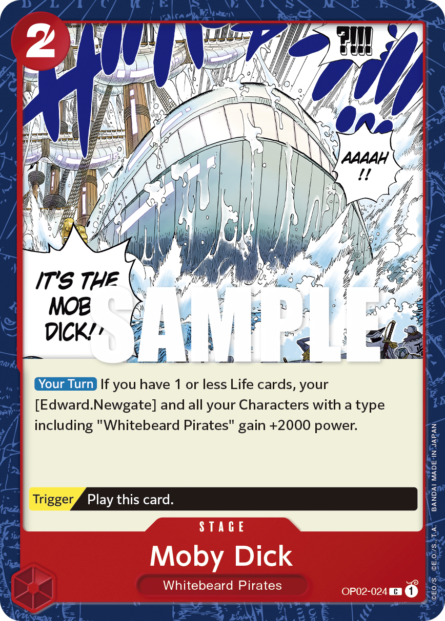 Card image of OP02-024 Moby Dick