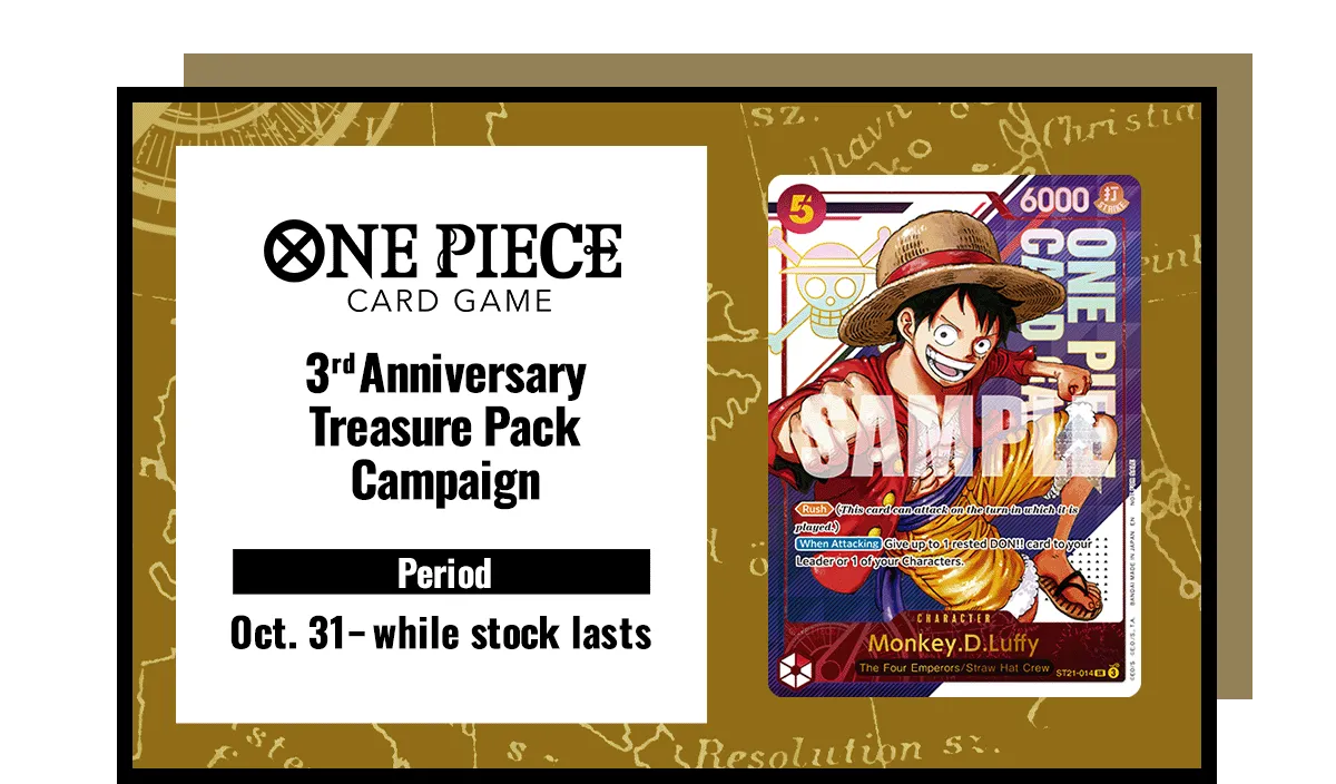 3rd Anniversary Treasure Pack Campaign