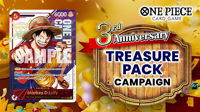 3rd Anniversary Treasure Pack Campaign has been released.