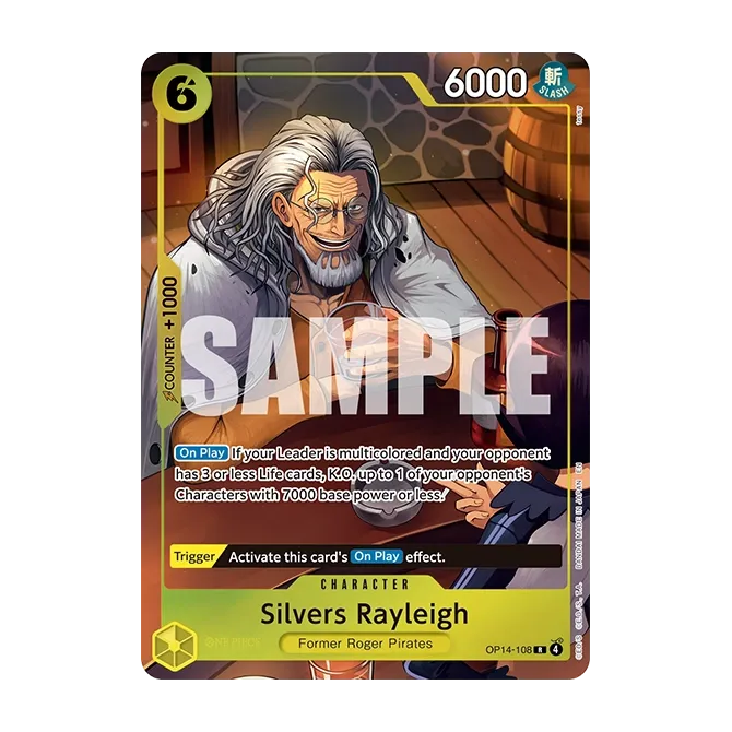 Card image of OP14-108 Silvers Rayleigh