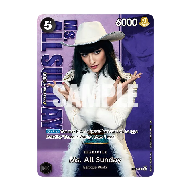 Card image of P-144 Ms. All Sunday