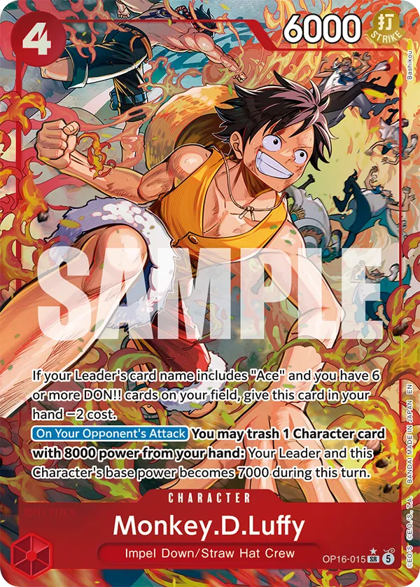 Card image of OP16-015 Monkey.D.Luffy