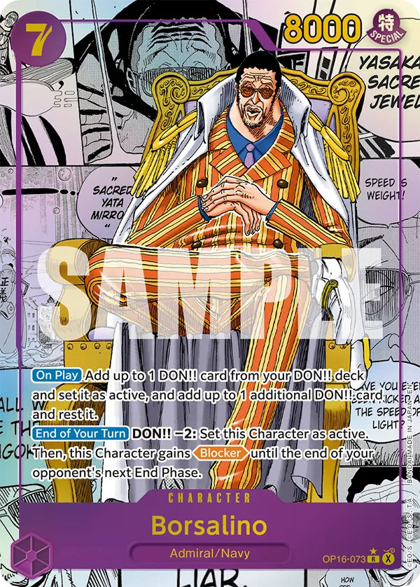 Card image of OP16-073 Borsalino