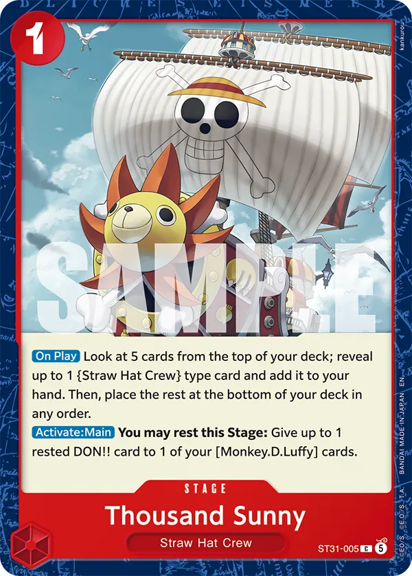 STARTER DECK -RED Monkey.D.Luffy- [ST-31] | ONE PIECE CARD GAME