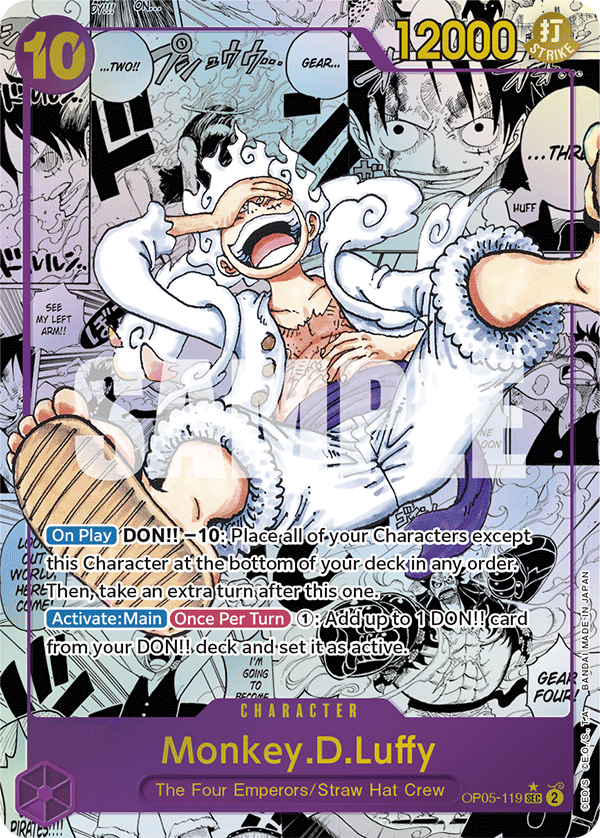 Enel special card from OP-05 looks fantastic! ☠️ So excited to play his  deck ⚡️ RELEASE IS ON DECEMBER 8th! ✨ It's the 1st Ann