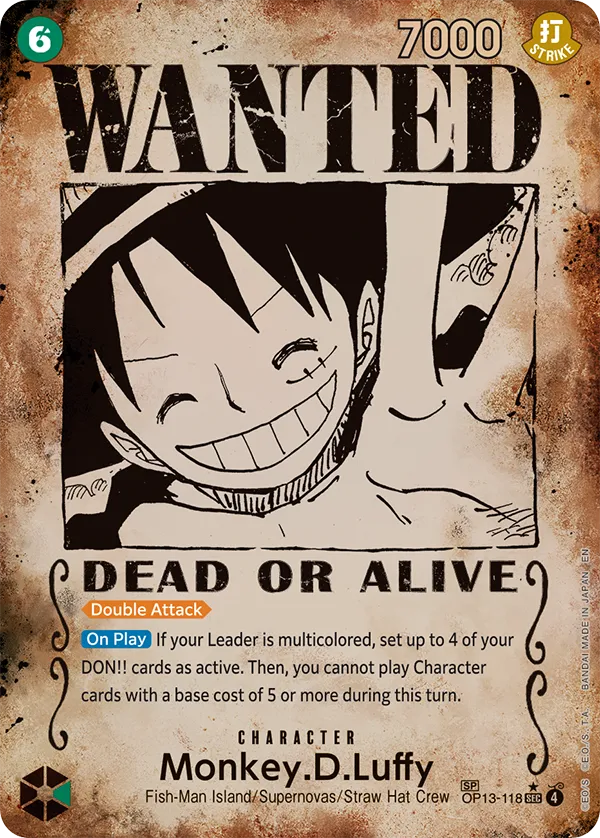 Card image of OP13-118 Monkey.D.Luffy