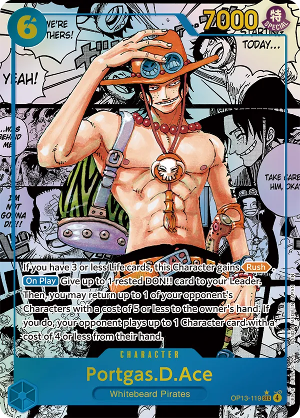 Card image of OP13-119 Portgas.D.Ace