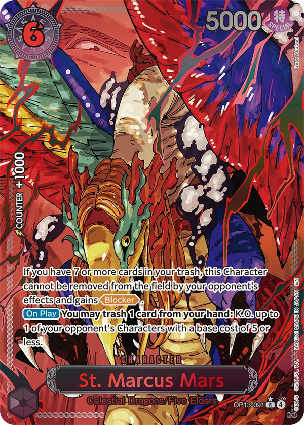 Card image of OP13-091 St. Marcus Mars