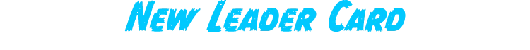 New Leader Card