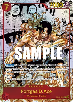 Card image of OP02-013 Portgas.D.Ace