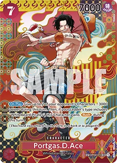 Card image of OP02-013 Portgas.D.Ace