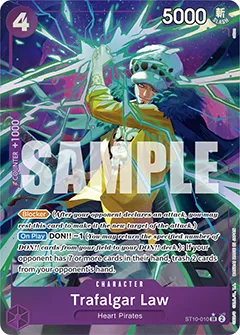 Card image of ST10-010 Trafalgar Law