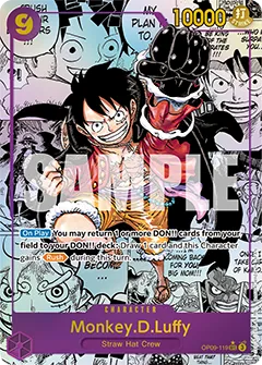 Card image of OP09-119 Monkey.D.Luffy