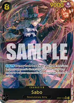 Card image of OP07-118 Sabo