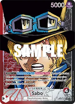 Card image of OP05-001 Sabo