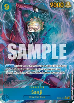 Card image of OP06-119 Sanji