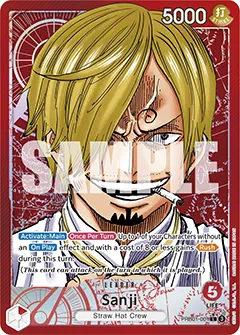 Card image of PRB01-001 Sanji