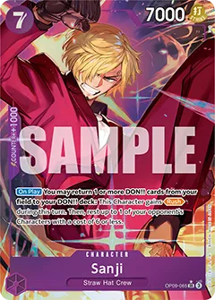 Card image of OP09-065 Sanji