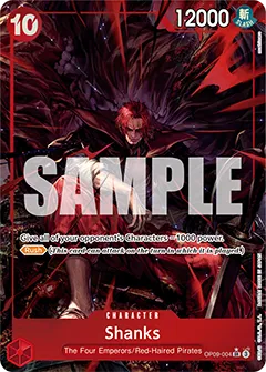 Card image of OP09-004 Shanks
