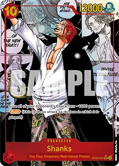 Card image of OP09-004 Shanks