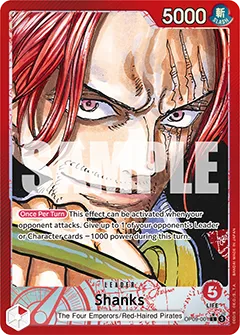 Card image of OP09-001 Shanks