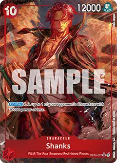 Card image of OP06-007 Shanks