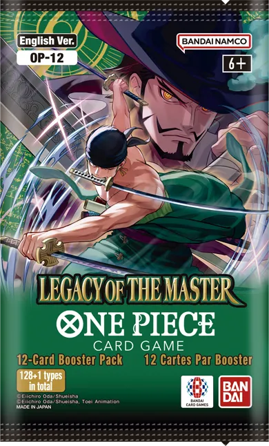 Product packaging image of BOOSTER PACK -LEGACY OF THE MASTER- [OP-12]