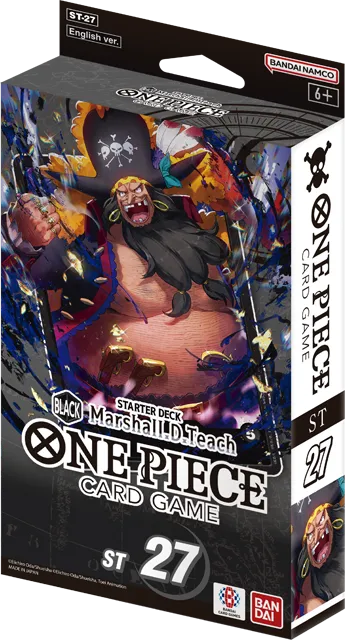 Product packaging image of STARTER DECK -BLACK Marshall.D.Teach- [ST-27]